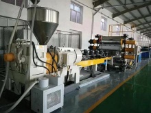 「pla可降解片材生产线」hdpe土工格室生产线-pp塑料片材生产设备-abs